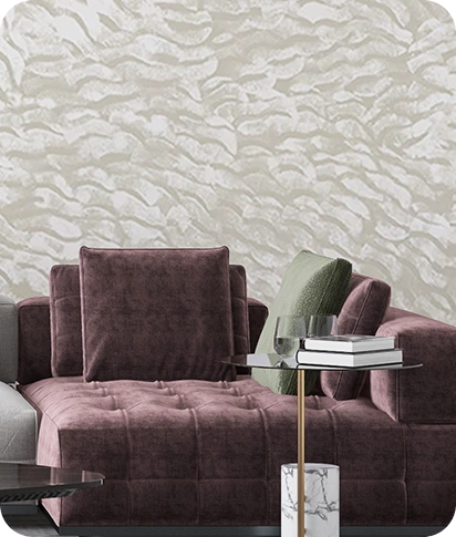 Beige with abstract pattern wallpaper